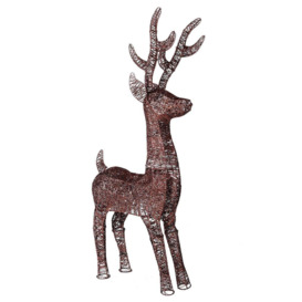 LED Deer Decoration Pair 70/90 cm Waterproof Battery Powered - thumbnail 3