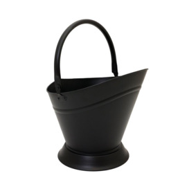 Fur Coal Bucket Metal Carry Handle and Support Handle Iron Black Matte Finish - thumbnail 2