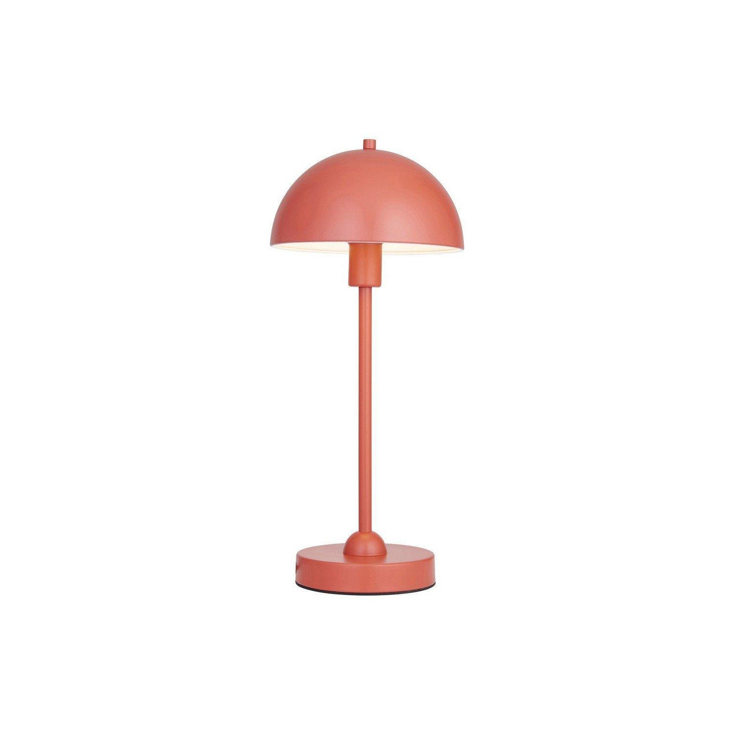 Saroma Complete Table Lamp Matt Terracotta Paint - image 1
