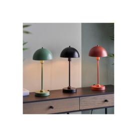 Saroma Complete Table Lamp Matt Terracotta Paint - thumbnail 3