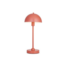 Saroma Complete Table Lamp Matt Terracotta Paint