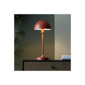 Saroma Complete Table Lamp Matt Terracotta Paint - thumbnail 2