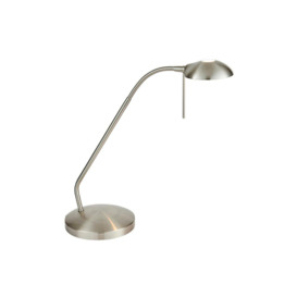 Hackney Table Lamp Satin Chrome G9