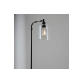 Toledo Complete Floor Lamp Matt Black Clear Glass - thumbnail 3