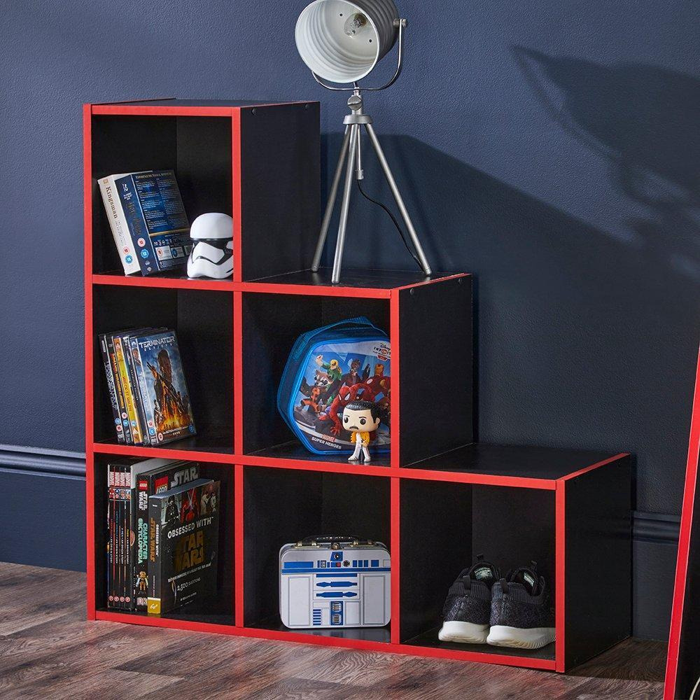 6 Cube Storage Bookcase Unit - image 1