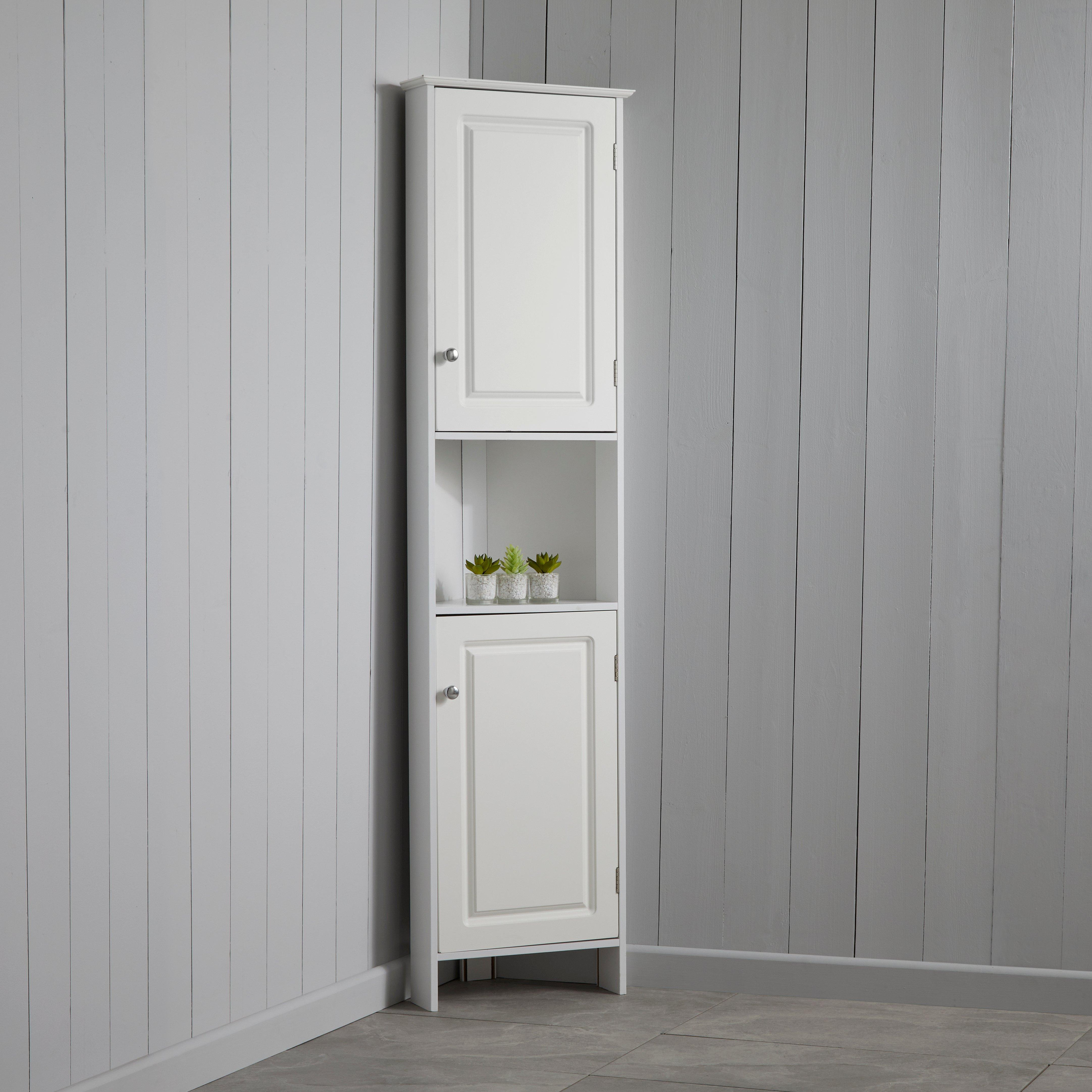 Bathroom Tall Corner Storage Cabinet by Debenhams | ufurnish.com, image size:4326x4326
