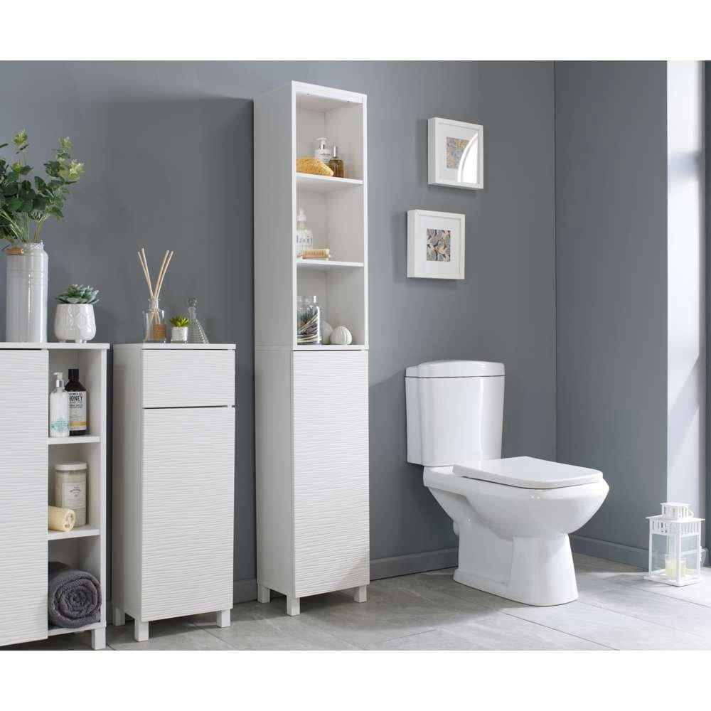 Ripple Bathroom Tallboy Cabinet - image 1