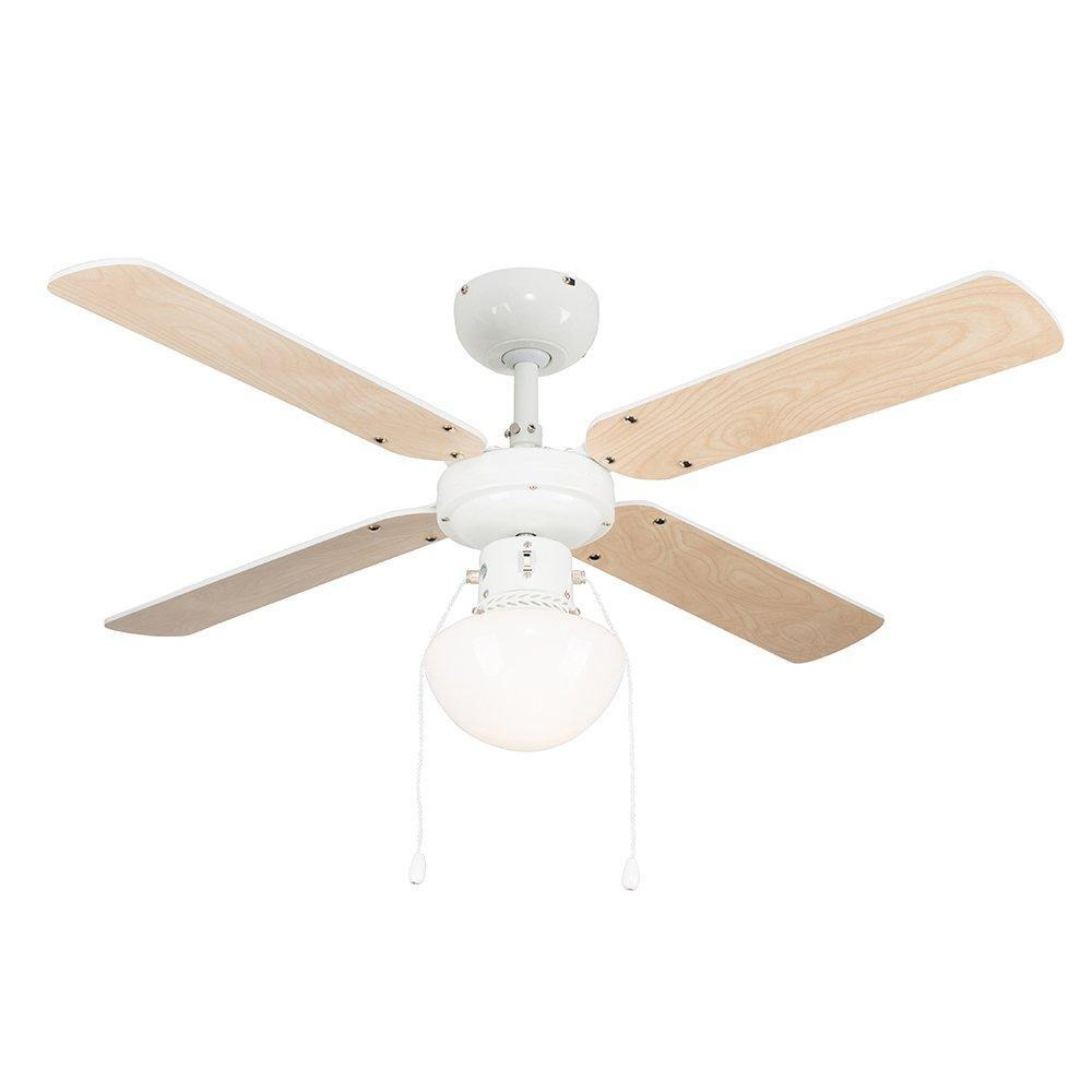 White Ceiling Fan Light - image 1