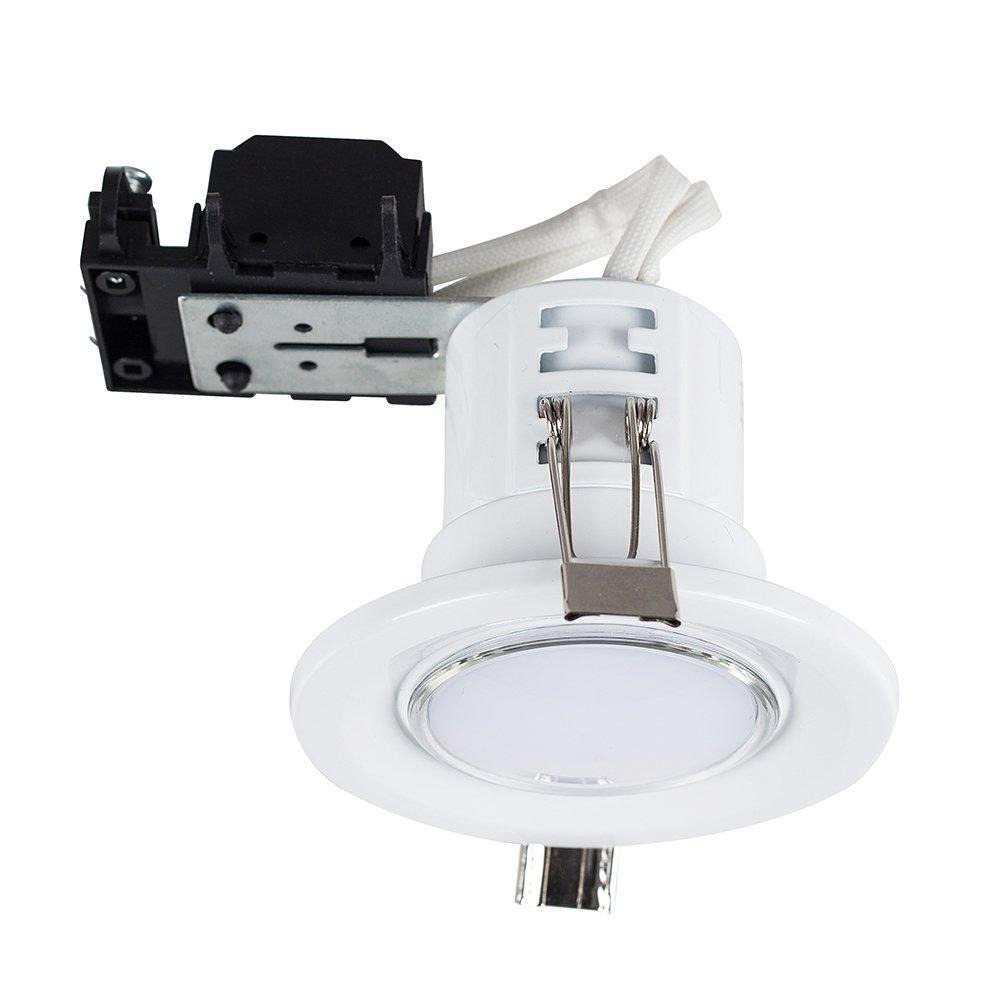 Downlight Fire Rated 4 Pack White Ceiling Downlight - image 1