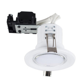 Downlight Fire Rated 4 Pack White Ceiling Downlight - thumbnail 1