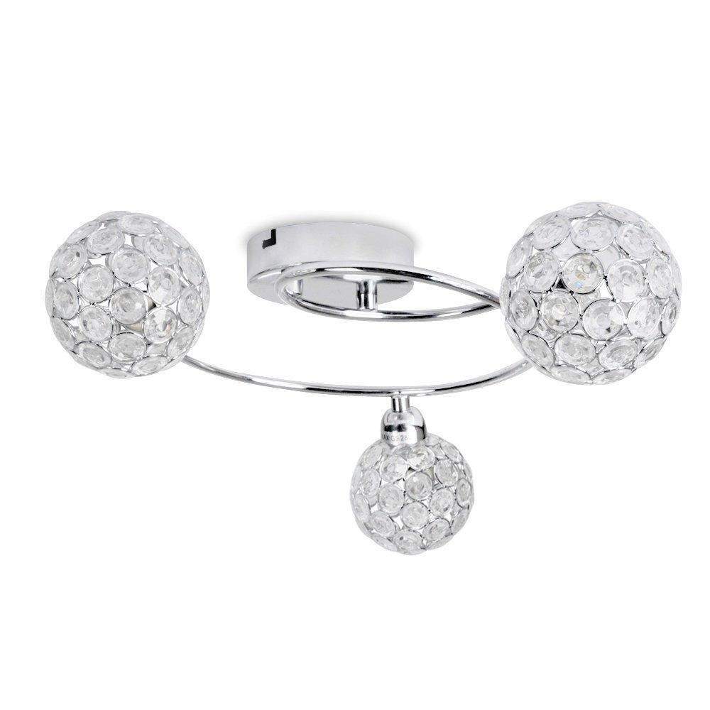 3 Way Silver Ceiling Bar Light - image 1