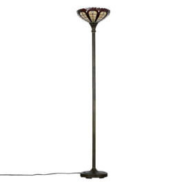 Tiffany Gold Floor Lamp - thumbnail 1