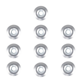 Pack of 10 Silver Outdoor Decking Lights - thumbnail 1