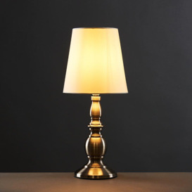 Sienna Cream Table LampTouch On/Off Dimmable - thumbnail 3