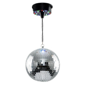 Disco Ball Silver Ceiling Light Pendant - thumbnail 1