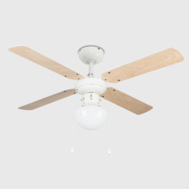 Nimrod White Ceiling Fan Light - thumbnail 2