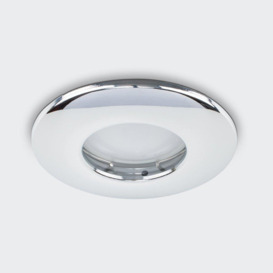 Fire Rated IP65 Downlight Silver Ceiling Downlight - thumbnail 2