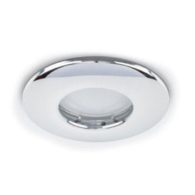 Fire Rated IP65 Downlight Silver Ceiling Downlight - thumbnail 1