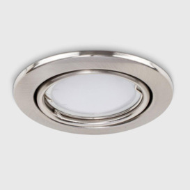 Downlight Fire Rated Brushed Chrome Ceiling Downlight - thumbnail 2