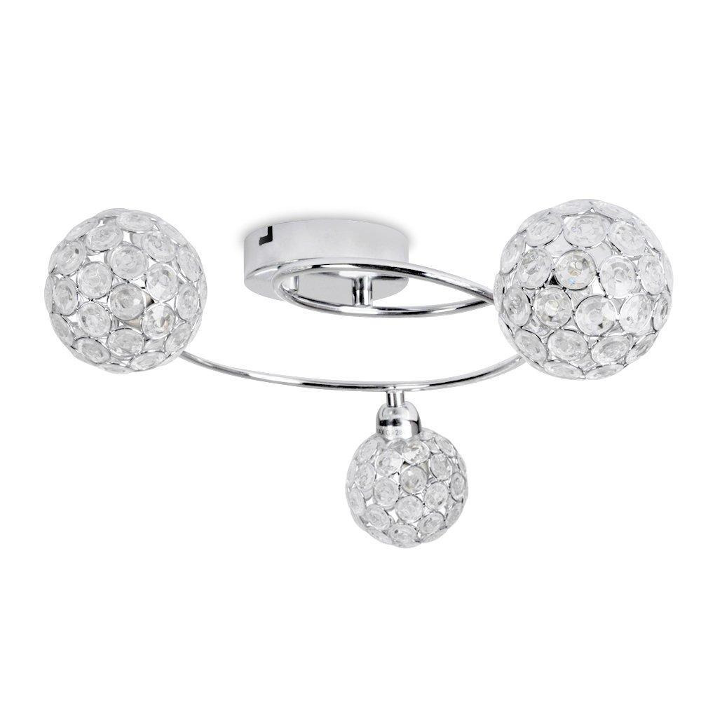 Ducy 3 Way Silver Ceiling Bar Light - image 1