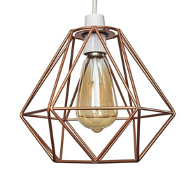 Diablo Copper Ceiling Pendant Shade