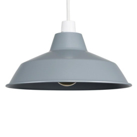 Colby Grey Ceiling Pendant Shade - thumbnail 1