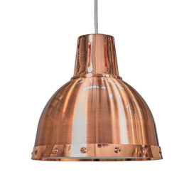 Portishead Industrial Copper Ceiling Pendant Shade