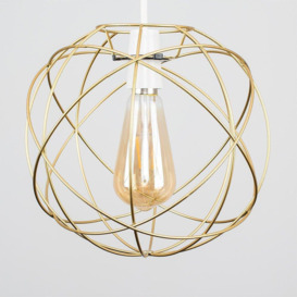 Rutherford Gold Ceiling Pendant Shade - thumbnail 2