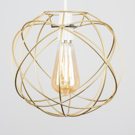 Rutherford Gold Ceiling Pendant Shade - thumbnail 3