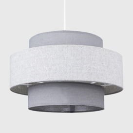 Weaver Grey Ceiling Pendant Shade - thumbnail 2