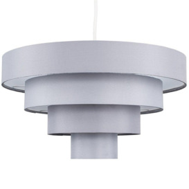 Nevada 4 Tier Grey Ceiling Pendant Shade