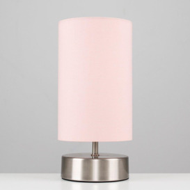 Francis Silver Table Lamp Touch On/Off Dimmable - thumbnail 2