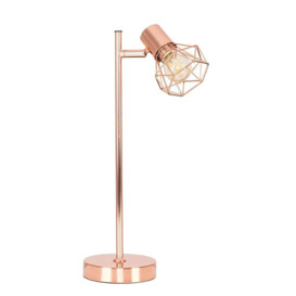 Angus Industrial Copper Table Lamp