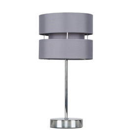 Pinto Silver Table Lamp