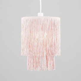 Nabella Pink Ceiling Pendant Shade - thumbnail 3