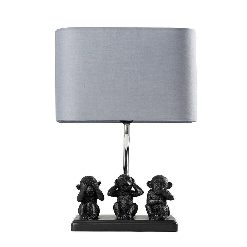 Monkey Black Table Lamp - image 1