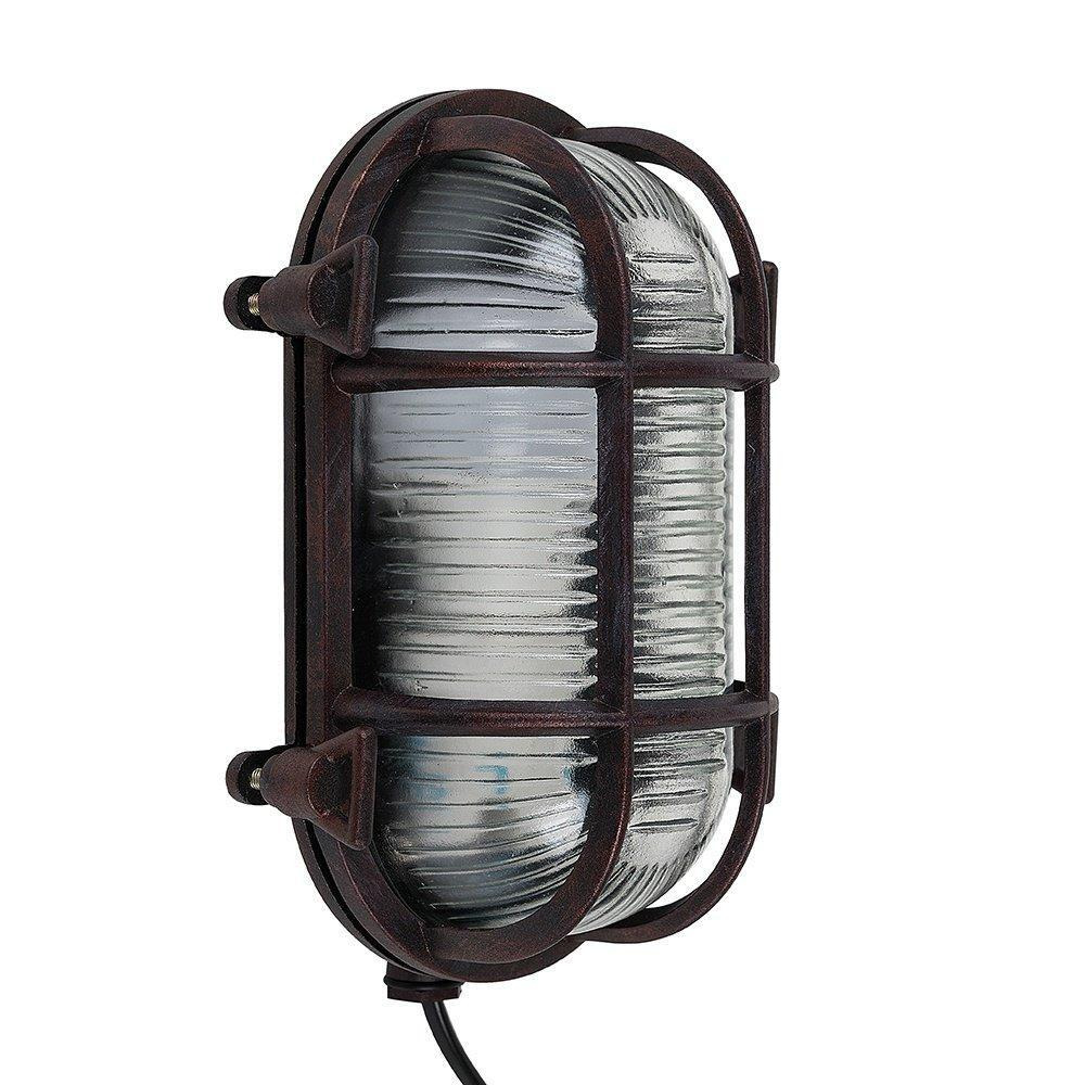 Bow Industrial Brown Outdoor Wall Bulkhead Light - image 1