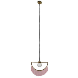 Jupiter Polished Brass Ceiling Light Pendant