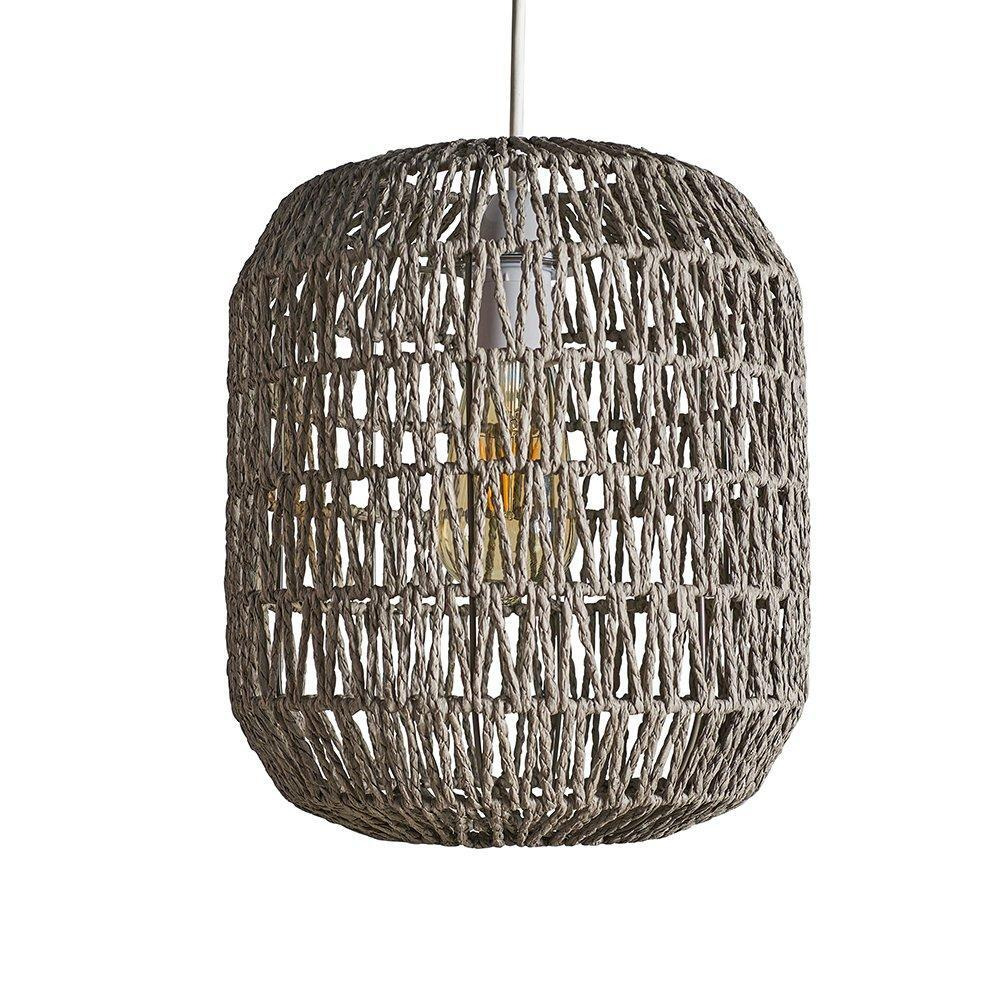 Cabral Rope Grey Ceiling Light Pendant - image 1