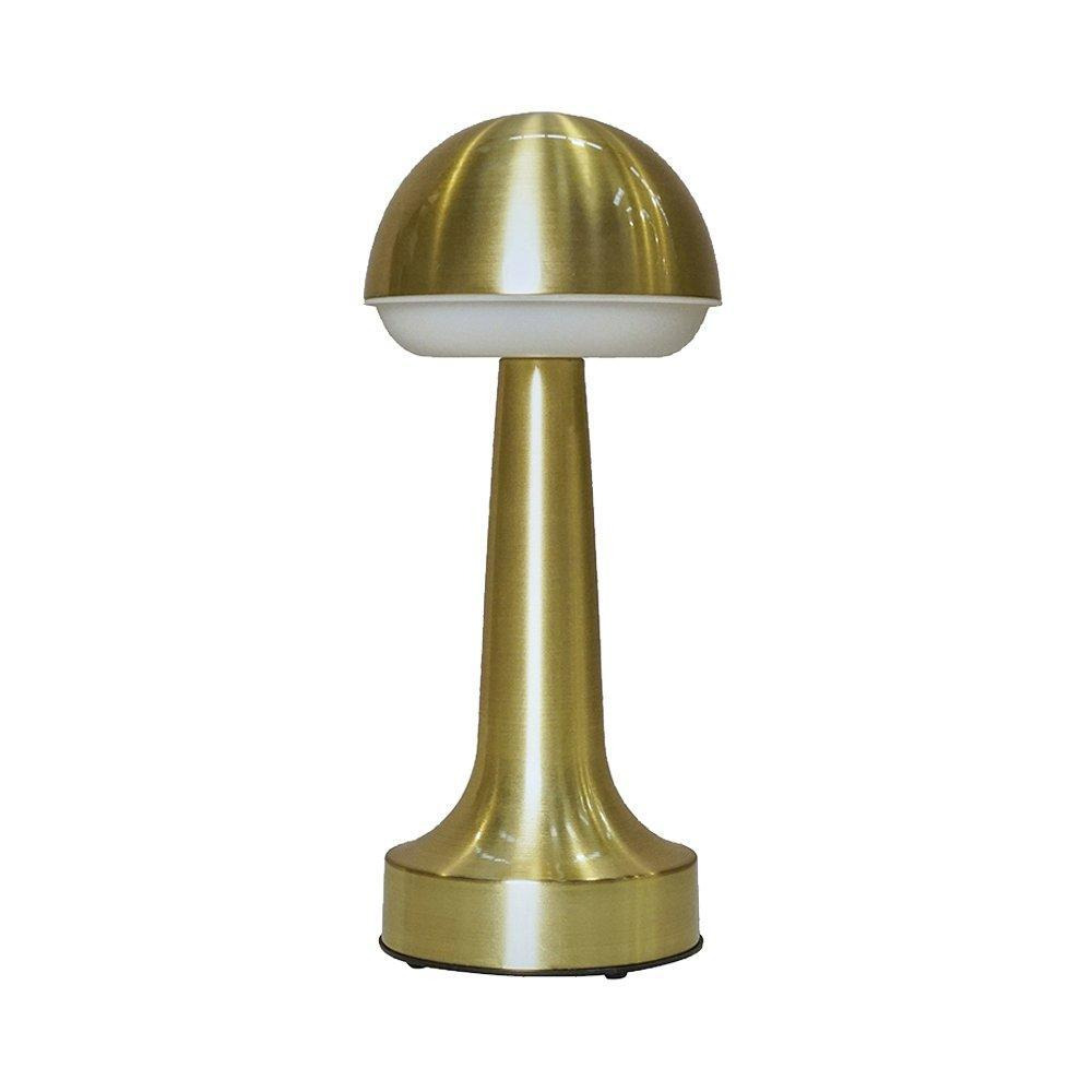 Troy Satin Brass Table Lamp Dimmable - image 1
