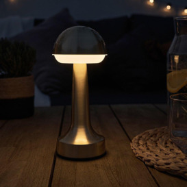 Troy Satin Brass Table Lamp Dimmable - thumbnail 2