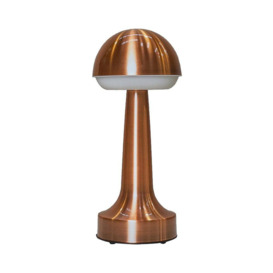 Troy Copper Outdoor Table Lamp Touch On/Off Dimmable - thumbnail 1