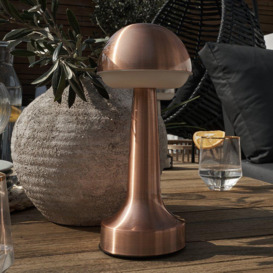 Troy Copper Outdoor Table Lamp Touch On/Off Dimmable - thumbnail 3