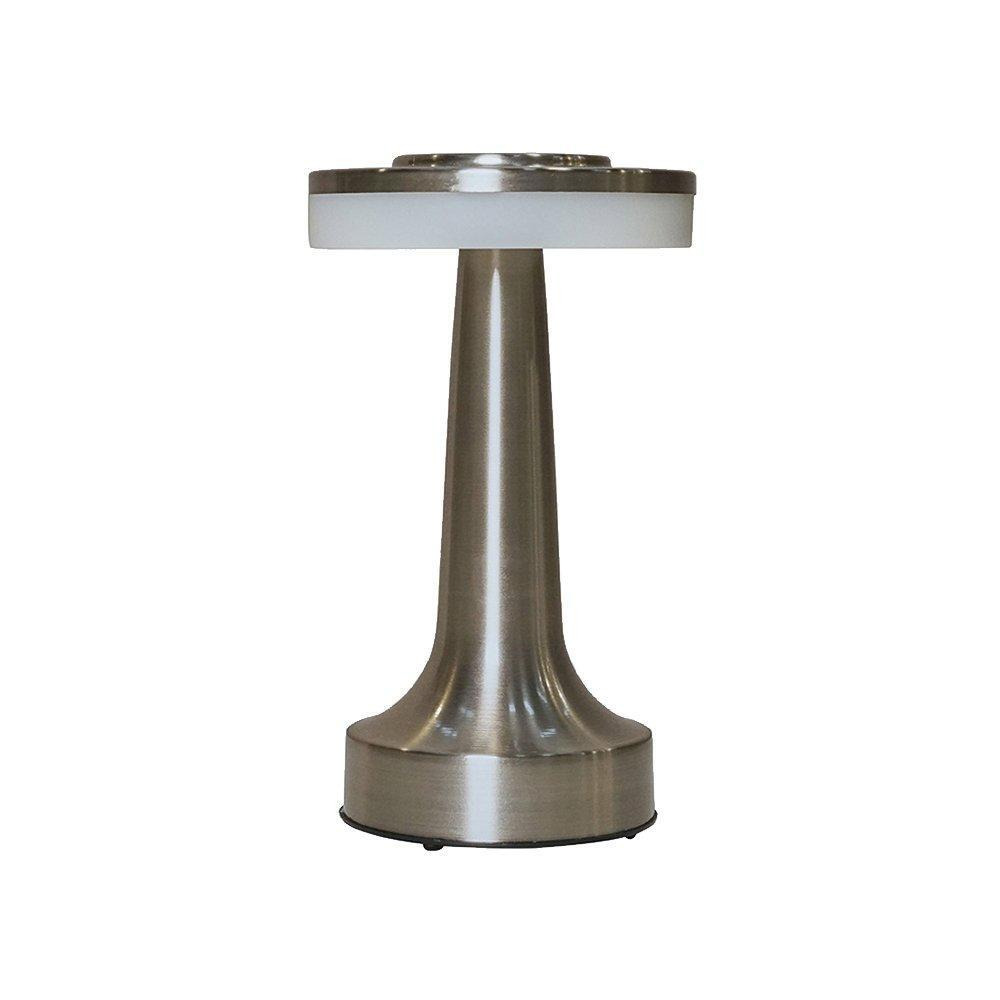 Talence Brushed Chrome Table Lamp Dimmable - image 1