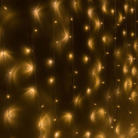3M x 3M Outdoor Christmas Curtain Fairy Lights - thumbnail 1