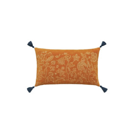 'Honeysuckle & Tulip' Cushion 50X30cm - thumbnail 1