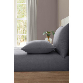 'Pure Washed Linen' Fitted Sheet - thumbnail 1