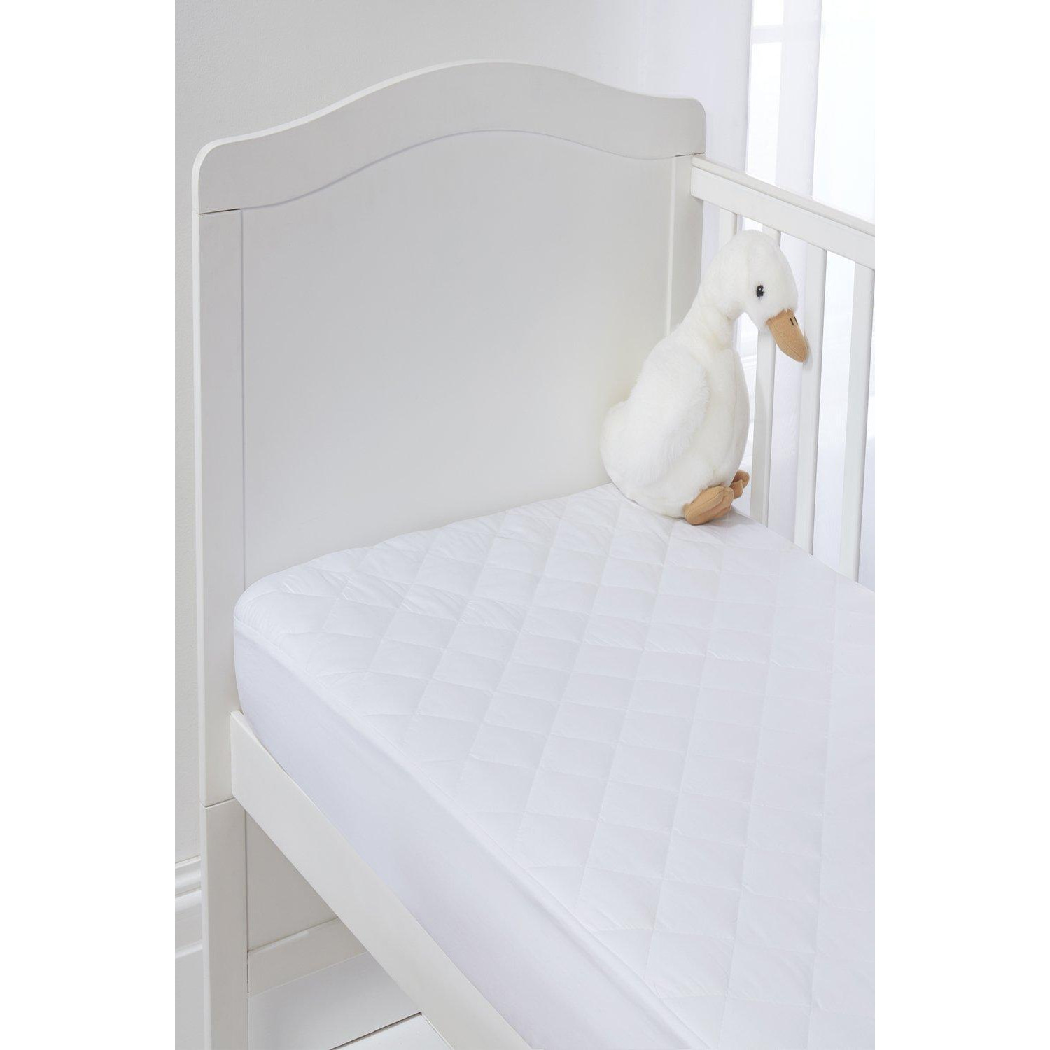 'Anti-Allergy' Quilted Mattress Protector Cot bed - image 1