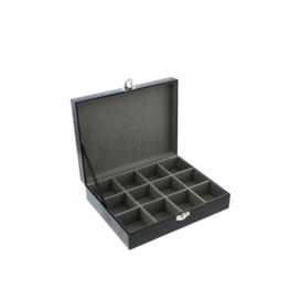 Cufflink Box Holds 12 Cufflinks