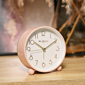 Metal Alarm Clock with Gold Dial - thumbnail 2